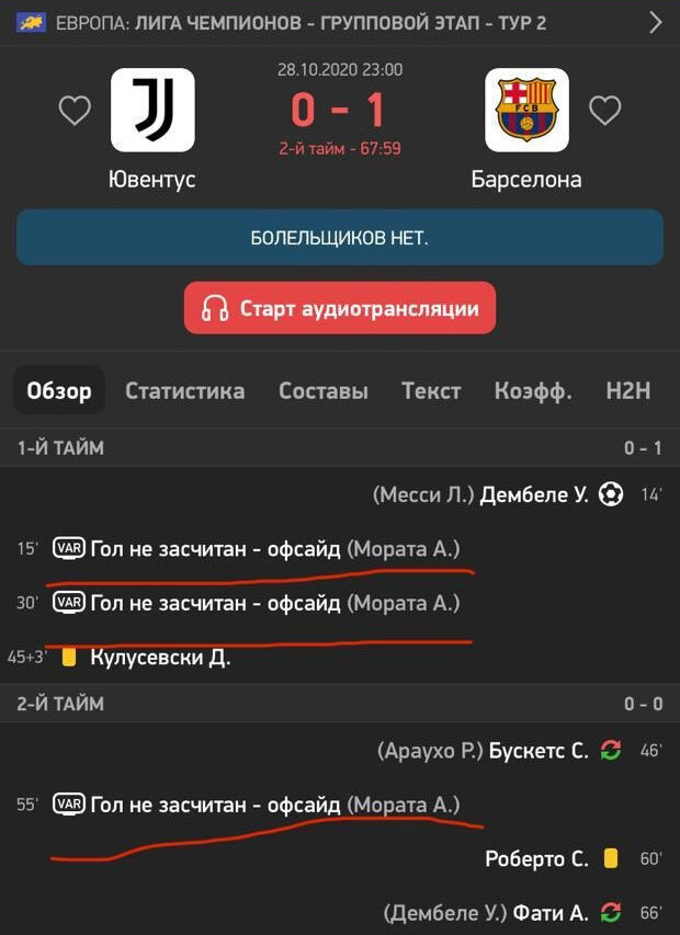 Ювентус - Барселона